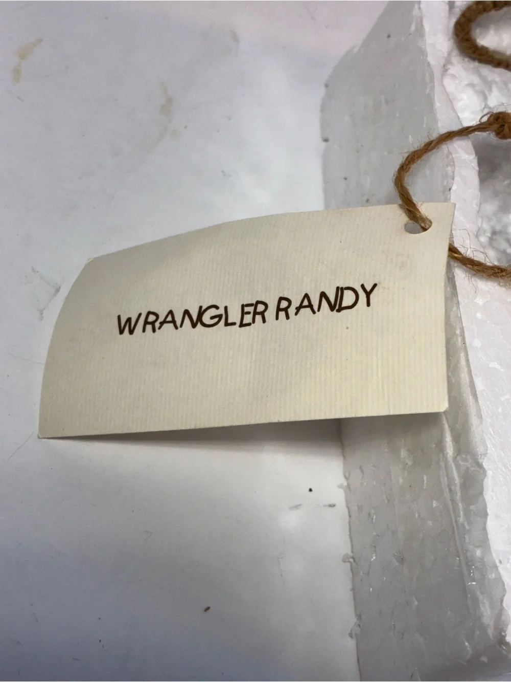 Flurryville Collection Wrangler Randy Snowman Ornament by LivingQuarters – NIB